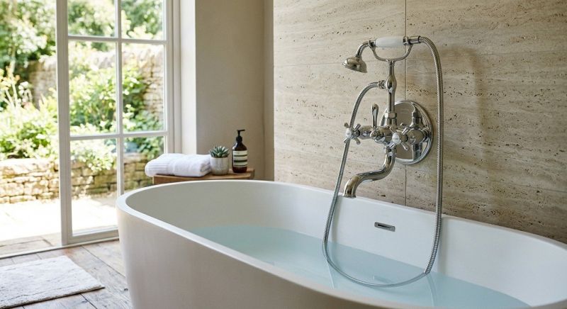 Freestanding Tub Installation in Portland, ME